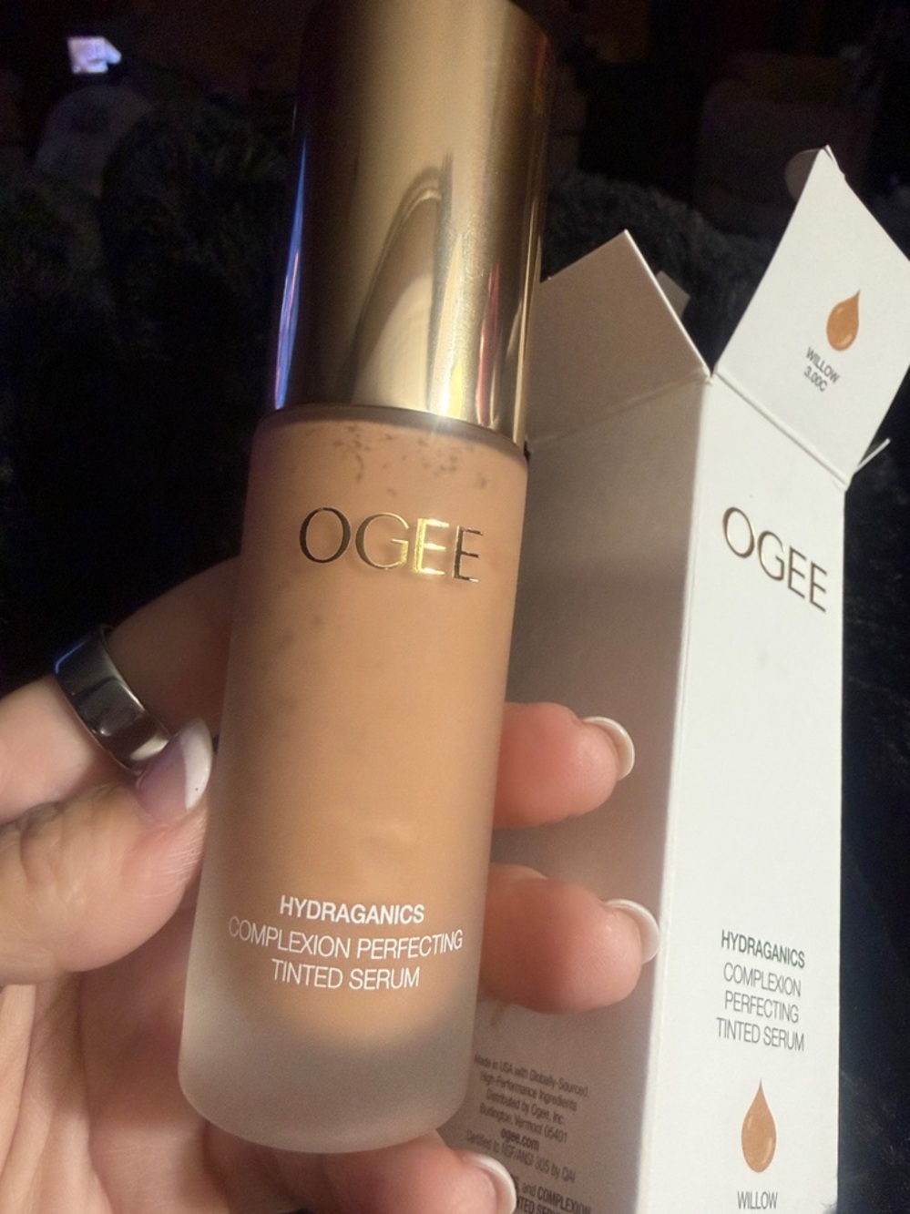 Ogee Hydraganics Complexion Perfecting Tinted Serum (Willow 3.00C) - NWOT - Picture 9 of 11